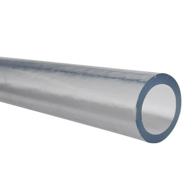 Firm Semi-Bendable White Semi-Clear Metric Polyethylene Plastic Tubing for Drinking Water Applications Inner Diameter 6 mm Outer Diameter 8 mm 25 ft 